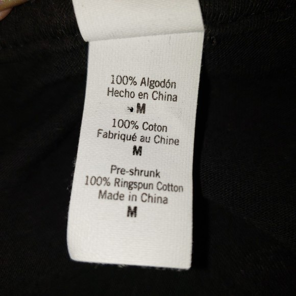 GANG OF OUTLAWS Black Concert T Shirt Size Medium - Picture 4 of 8